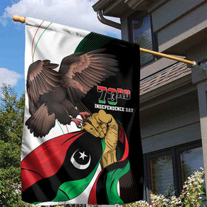 Afro Libya Garden Flag Arabian Eagle - Independence Day