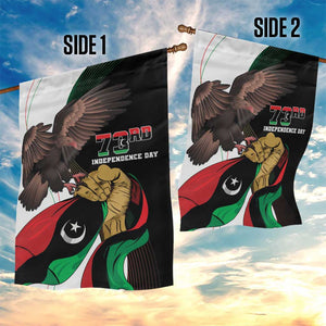 Afro Libya Garden Flag Arabian Eagle - Independence Day