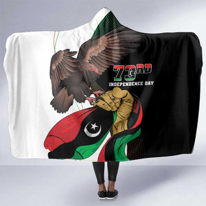 Afro Libya Hooded Blanket Arabian Eagle - Independence Day