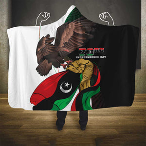 Afro Libya Hooded Blanket Arabian Eagle - Independence Day