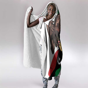 Afro Libya Hooded Blanket Arabian Eagle - Independence Day