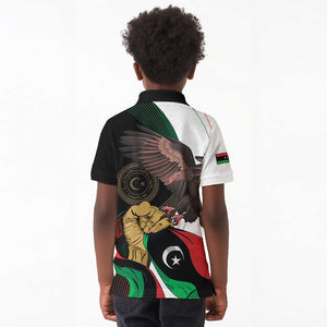 Afro Libya Kid Polo Shirt Arabian Eagle - Independence Day