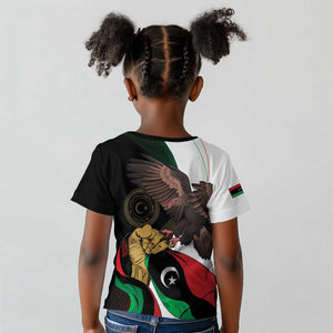 Afro Libya Kid T shirt Arabian Eagle - Independence Day