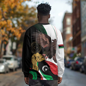 Afro Libya Long Sleeve Shirt Arabian Eagle - Independence Day