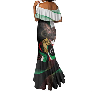 Afro Libya Mermaid Dress Arabian Eagle - Independence Day