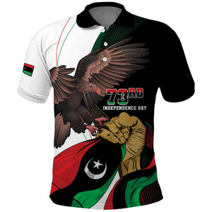 Afro Libya Polo Shirt Arabian Eagle - Independence Day