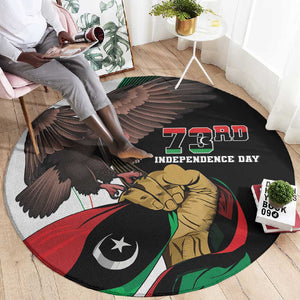 Afro Libya Round Carpet Arabian Eagle - Independence Day