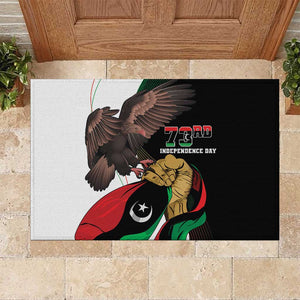 Afro Libya Rubber Doormat Arabian Eagle - Independence Day