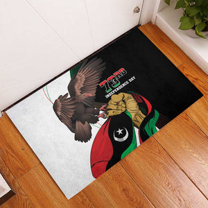 Afro Libya Rubber Doormat Arabian Eagle - Independence Day