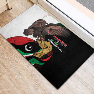 Afro Libya Rubber Doormat Arabian Eagle - Independence Day