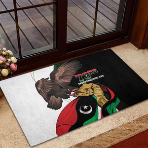 Afro Libya Rubber Doormat Arabian Eagle - Independence Day