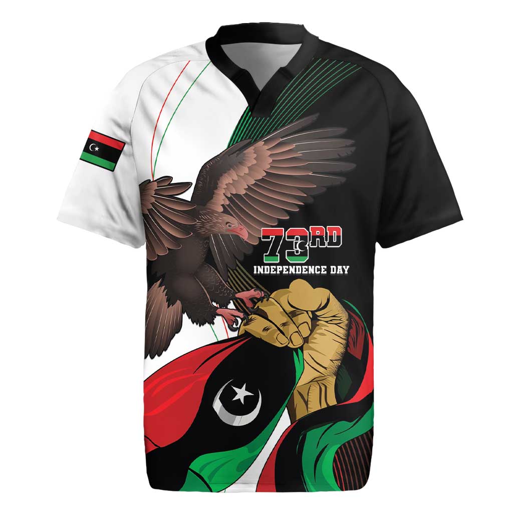 Afro Libya Rugby Jersey Arabian Eagle - Independence Day