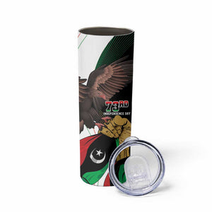 Afro Libya Skinny Tumbler Arabian Eagle - Independence Day