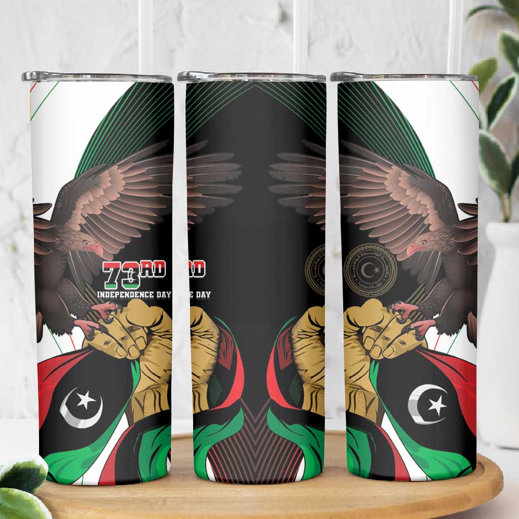 Afro Libya Skinny Tumbler Arabian Eagle - Independence Day