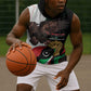 Afro Libya Sleeveless Hoodie Arabian Eagle - Independence Day - African Pride