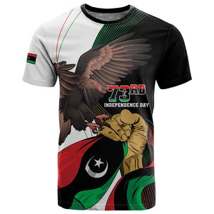 Afro Libya T shirt Arabian Eagle - Independence Day