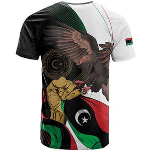 Afro Libya T shirt Arabian Eagle - Independence Day