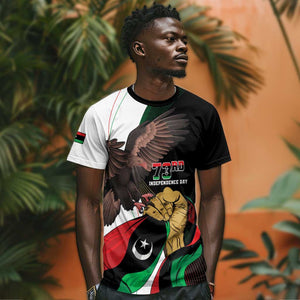 Afro Libya T shirt Arabian Eagle - Independence Day