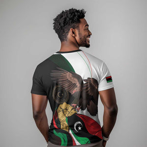 Afro Libya T shirt Arabian Eagle - Independence Day