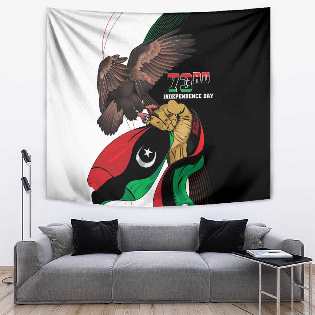 Afro Libya Tapestry Arabian Eagle - Independence Day