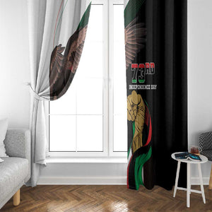 Afro Libya Window Curtain Arabian Eagle - Independence Day