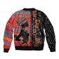 African Women Bomber Jacket Ethnic Pattern