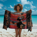 African Women Sarong Ethnic Pattern