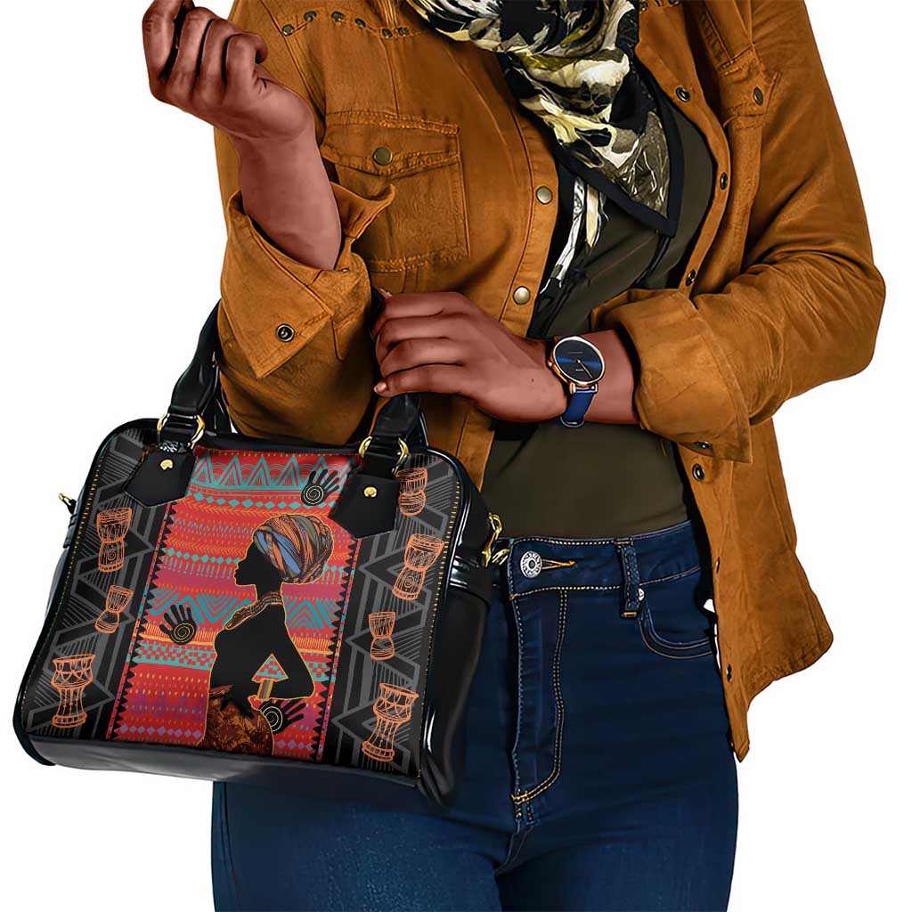 African Women Shoulder Handbag Ethnic Pattern