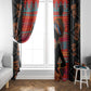 African Women Window Curtain Ethnic Pattern
