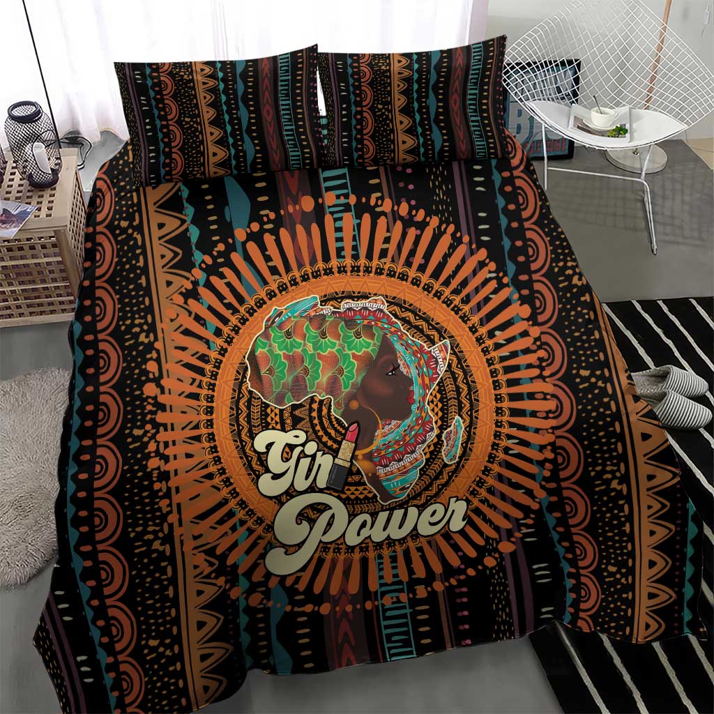 Happy International Women's Day Bedding Set Black Girl Power