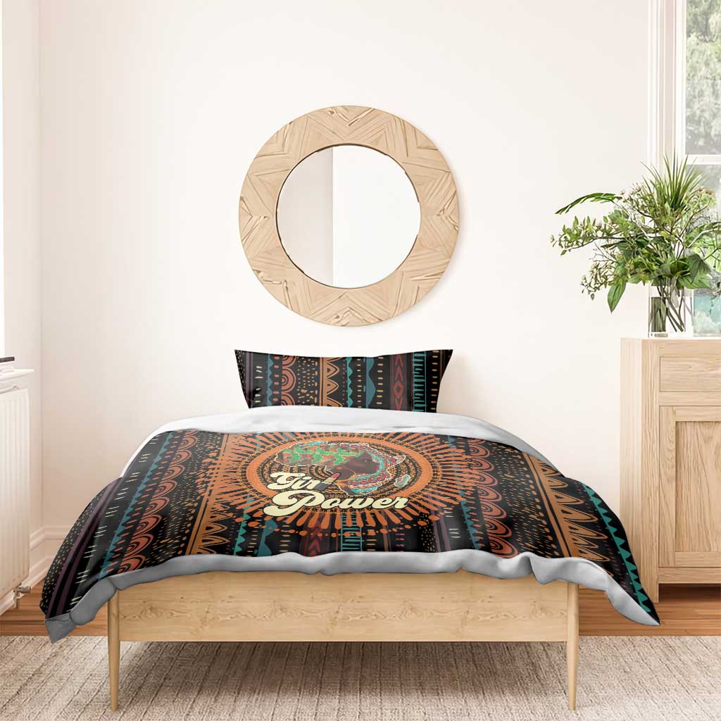 Happy International Women's Day Bedding Set Black Girl Power