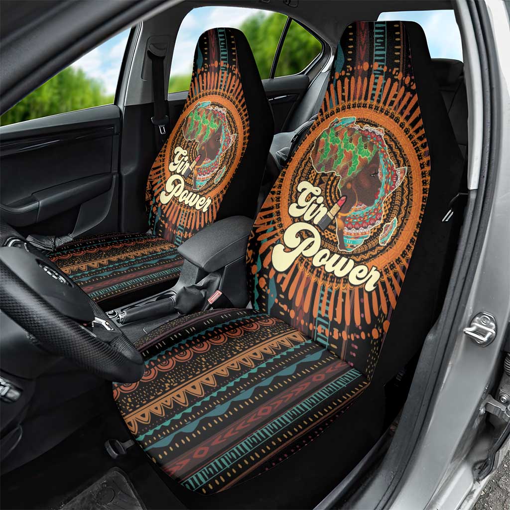 Happy International Women's Day Car Seat Cover Black Girl Power