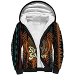 Happy International Women's Day Sherpa Hoodie Black Girl Power
