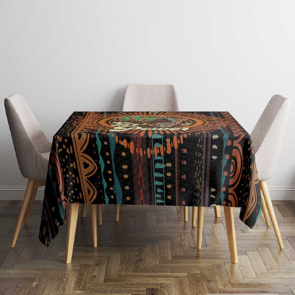 Happy International Women's Day Tablecloth Black Girl Power