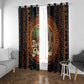 Happy International Women's Day Window Curtain Black Girl Power