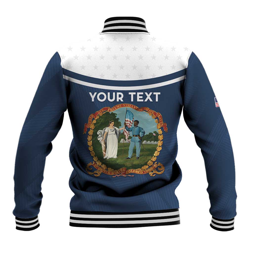 Personalized 3rd United States Colored Troops Baseball Jacket E Pluribus Unum - African Pride