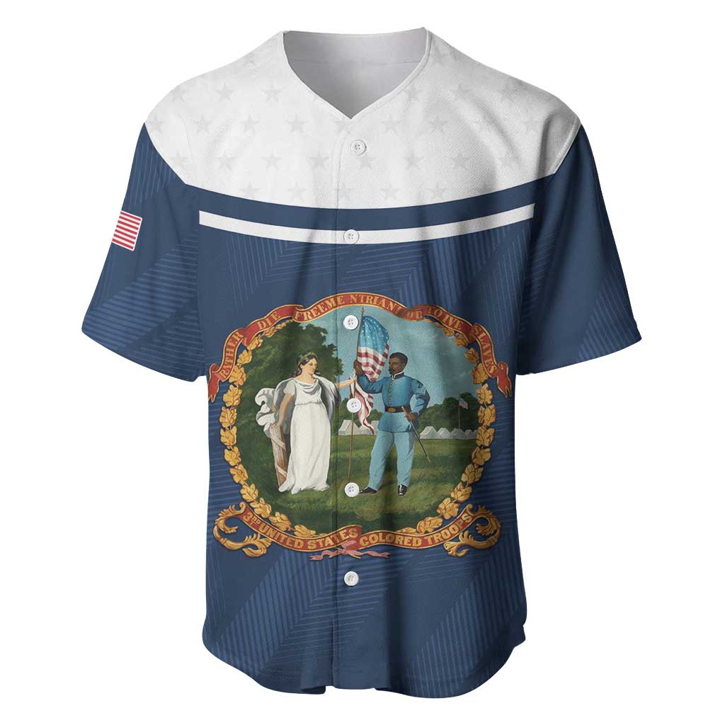 Personalized 3rd United States Colored Troops Baseball Jersey E Pluribus Unum - African Pride