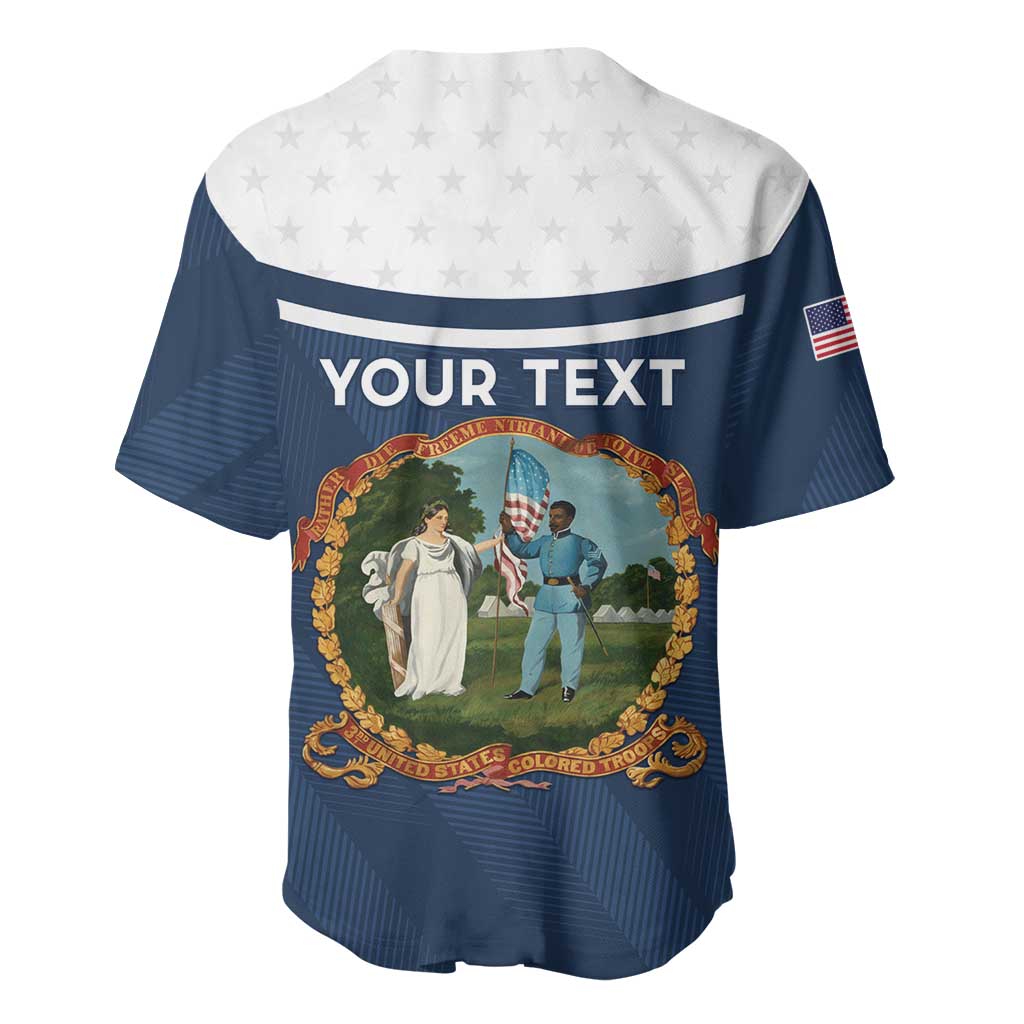 Personalized 3rd United States Colored Troops Baseball Jersey E Pluribus Unum - African Pride