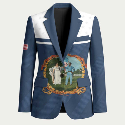 Personalized 3rd United States Colored Troops Blazer E Pluribus Unum - African Pride