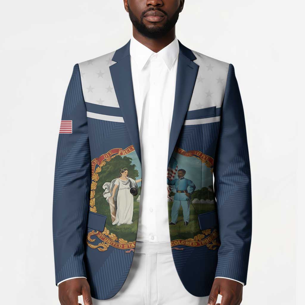 Personalized 3rd United States Colored Troops Blazer E Pluribus Unum - African Pride