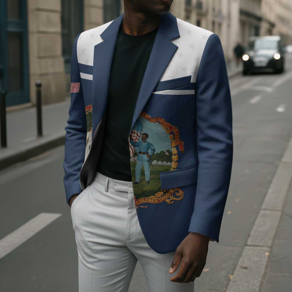 Personalized 3rd United States Colored Troops Blazer E Pluribus Unum - African Pride