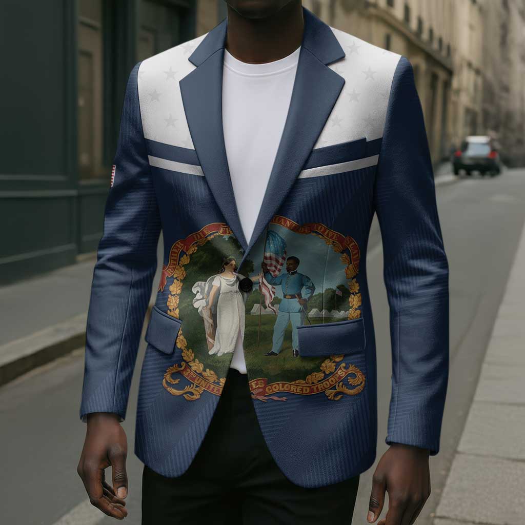 Personalized 3rd United States Colored Troops Blazer E Pluribus Unum - African Pride