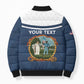 Personalized 3rd United States Colored Troops Bomber Puffer Jacket E Pluribus Unum - African Pride