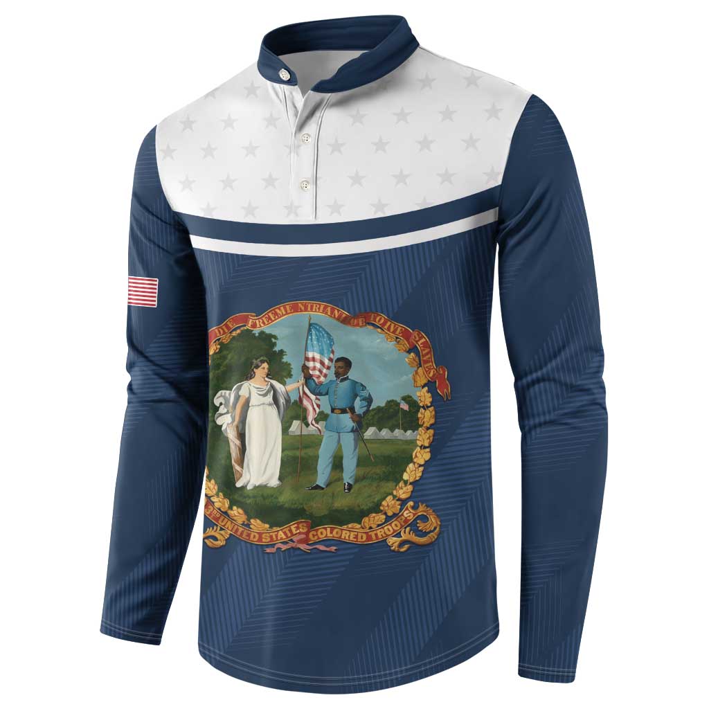 Personalized 3rd United States Colored Troops Button Sweatshirt E Pluribus Unum