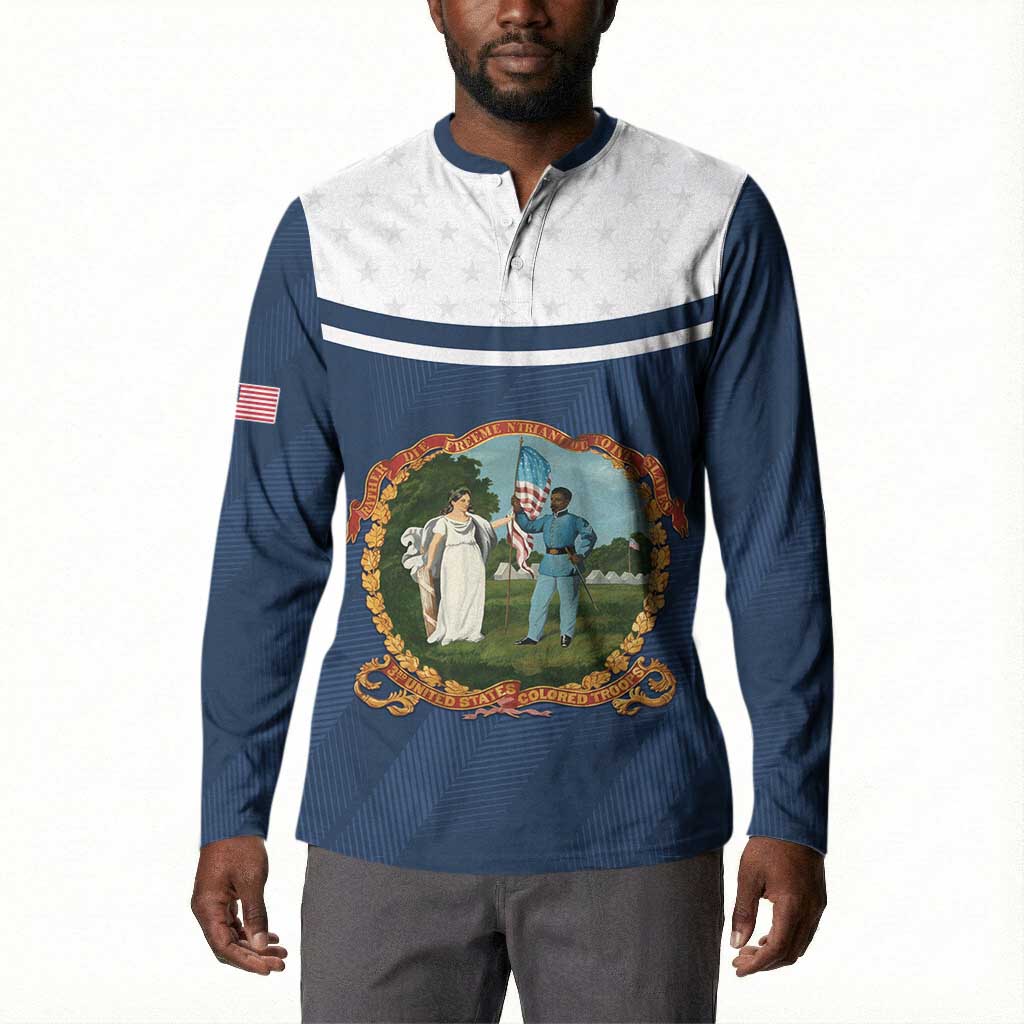 Personalized 3rd United States Colored Troops Button Sweatshirt E Pluribus Unum