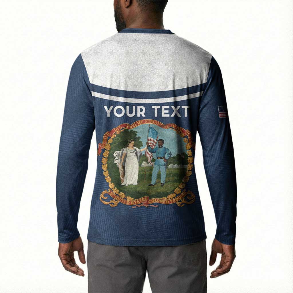 Personalized 3rd United States Colored Troops Button Sweatshirt E Pluribus Unum