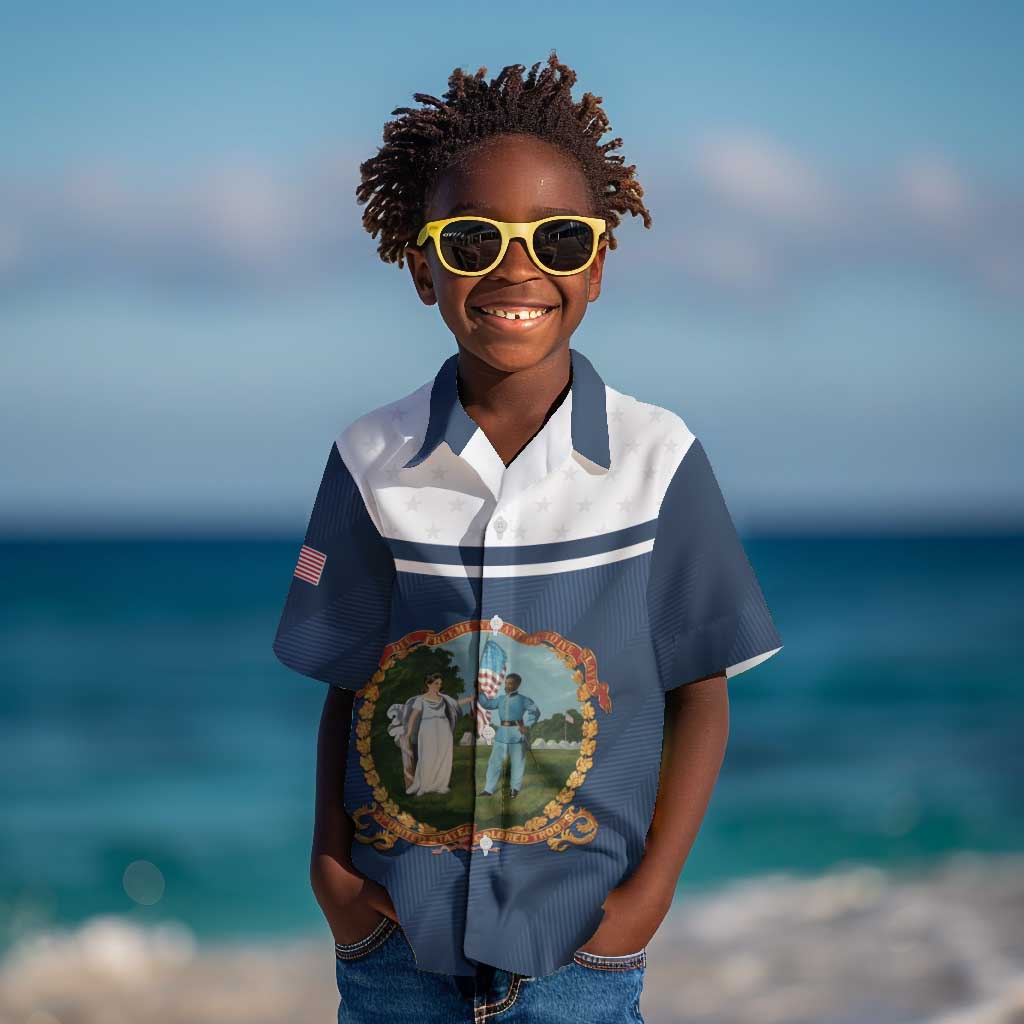 Personalized 3rd United States Colored Troops Kid Hawaiian Shirt E Pluribus Unum - African Pride
