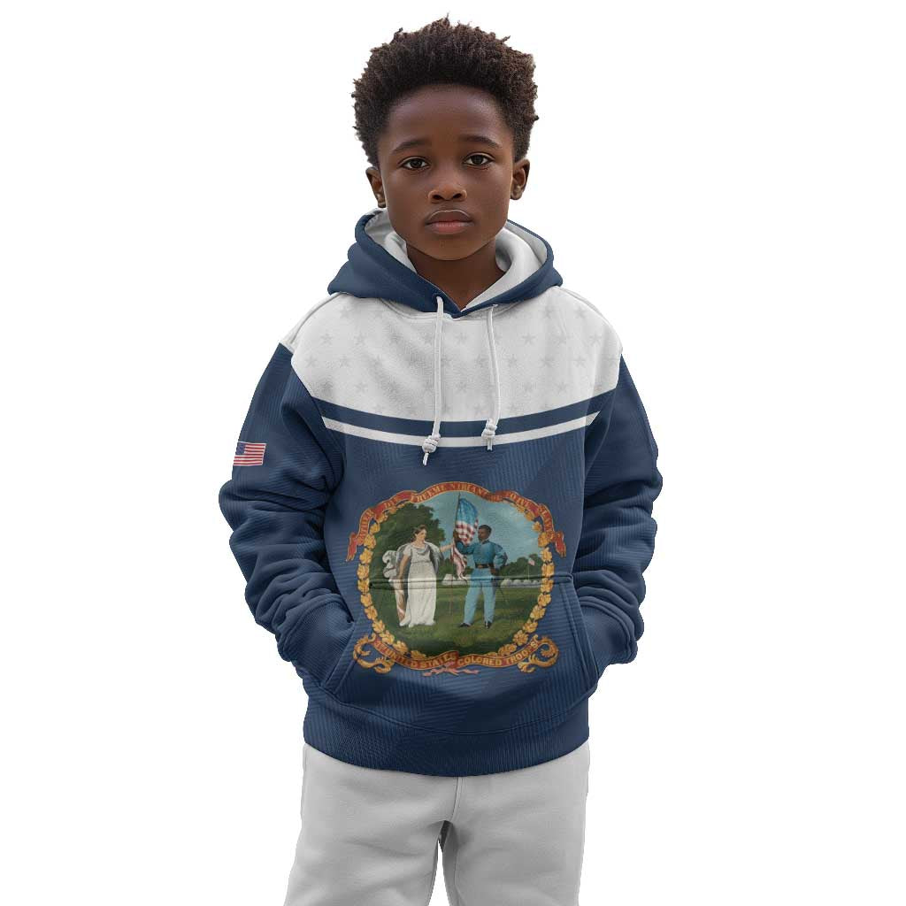 Personalized 3rd United States Colored Troops Kid Hoodie E Pluribus Unum - African Pride