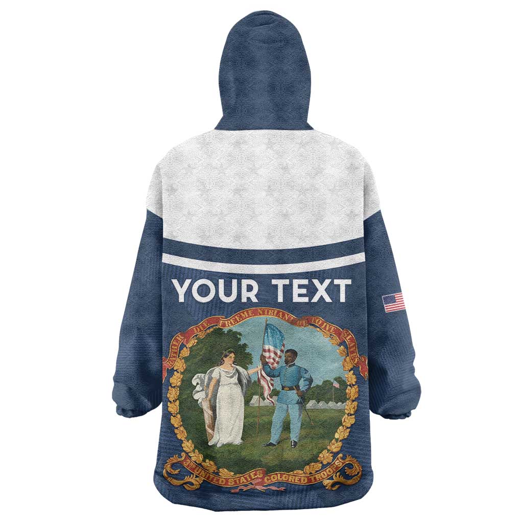 Personalized 3rd United States Colored Troops Kid Wearable Blanket Hoodie E Pluribus Unum - African Pride
