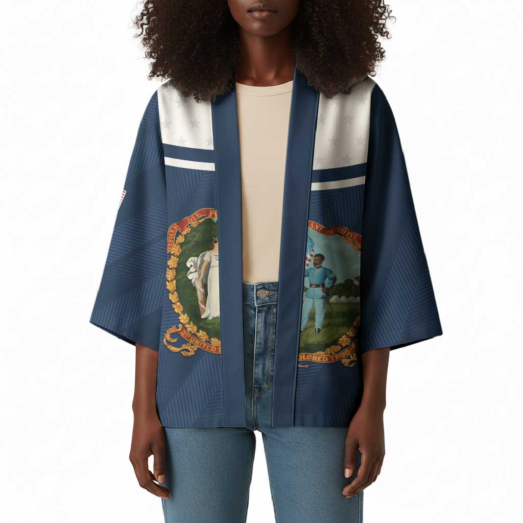 Personalized 3rd United States Colored Troops Kimono E Pluribus Unum - African Pride